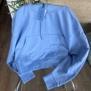 Mugler x H&M Blue Batwing-sleeved Hoodie